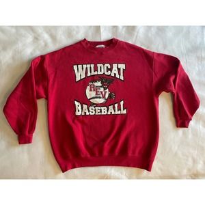 Vintage Kentucky Wildcats Baseball Sweatshirt Men’s Size‎ XL Red